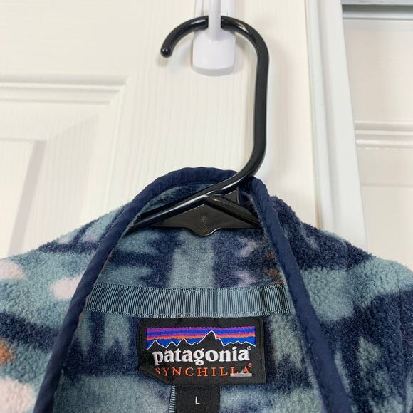 Patagonia Lightweight Synchilla Snap-T Pullover Fleece Jacket Kuta Klash Large - Picture 6 of 8